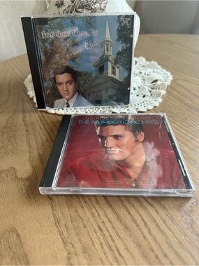 Elvis Presley CD Lot - Two Classic Albums (Red & Blue Covers)